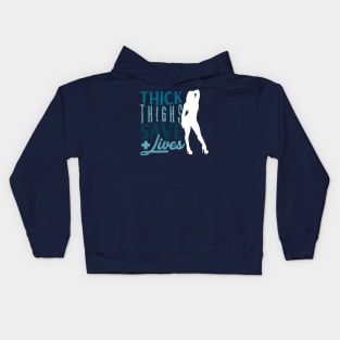 Thick thighs save lives - Nurse Gift Idea Kids Hoodie